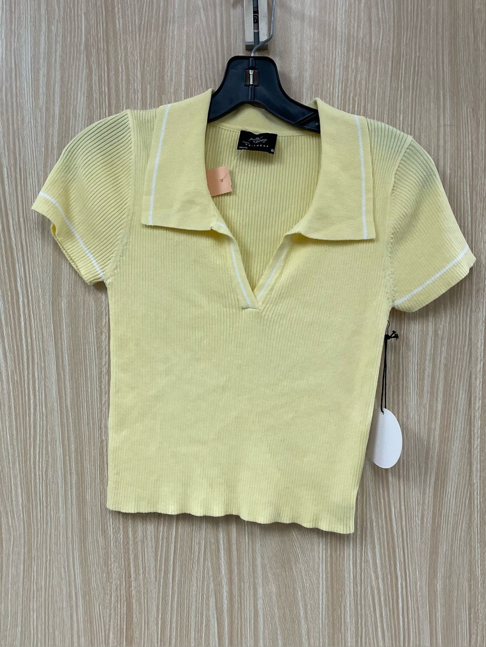 NWT Milk & Honey Yellow Top Size M
